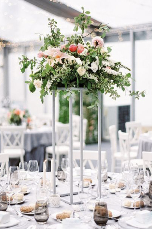 natural lifelike floral centrepiece